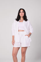 The Isla White Shorts