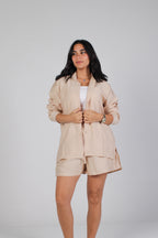 The Isla Beige Shirt