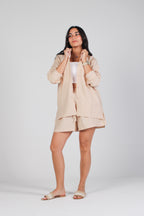 The Isla Beige Shirt