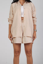 The Isla Beige Shorts