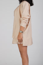 The Isla Beige Shorts